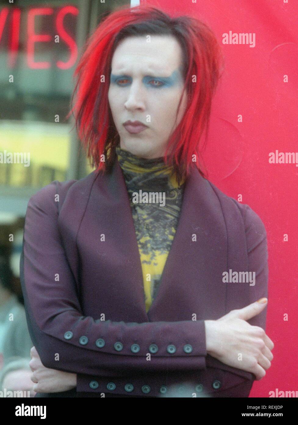 Marilyn Manson 1998 foto da John Barrett/il PHOTOlink /MediaPunch Foto Stock