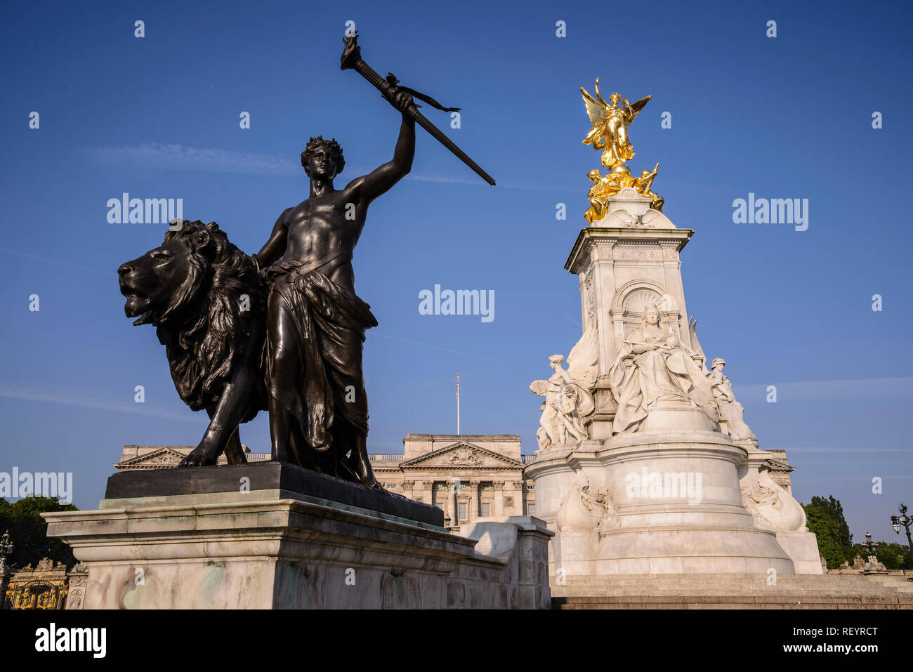 Queen Victoria Memorial Londra, Inghilterra, Großbritannien, Europa Foto Stock