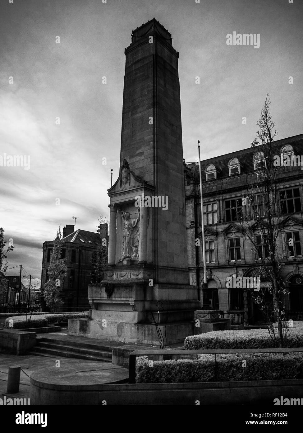 Preston centro memoriale di guerra Foto Stock