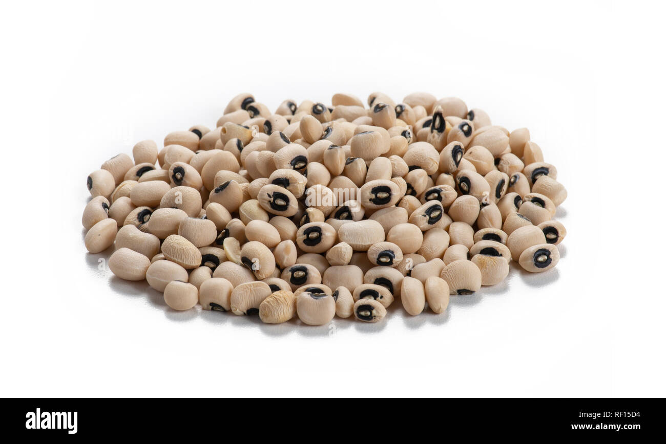 Pila di Black Eyed Peas Foto Stock