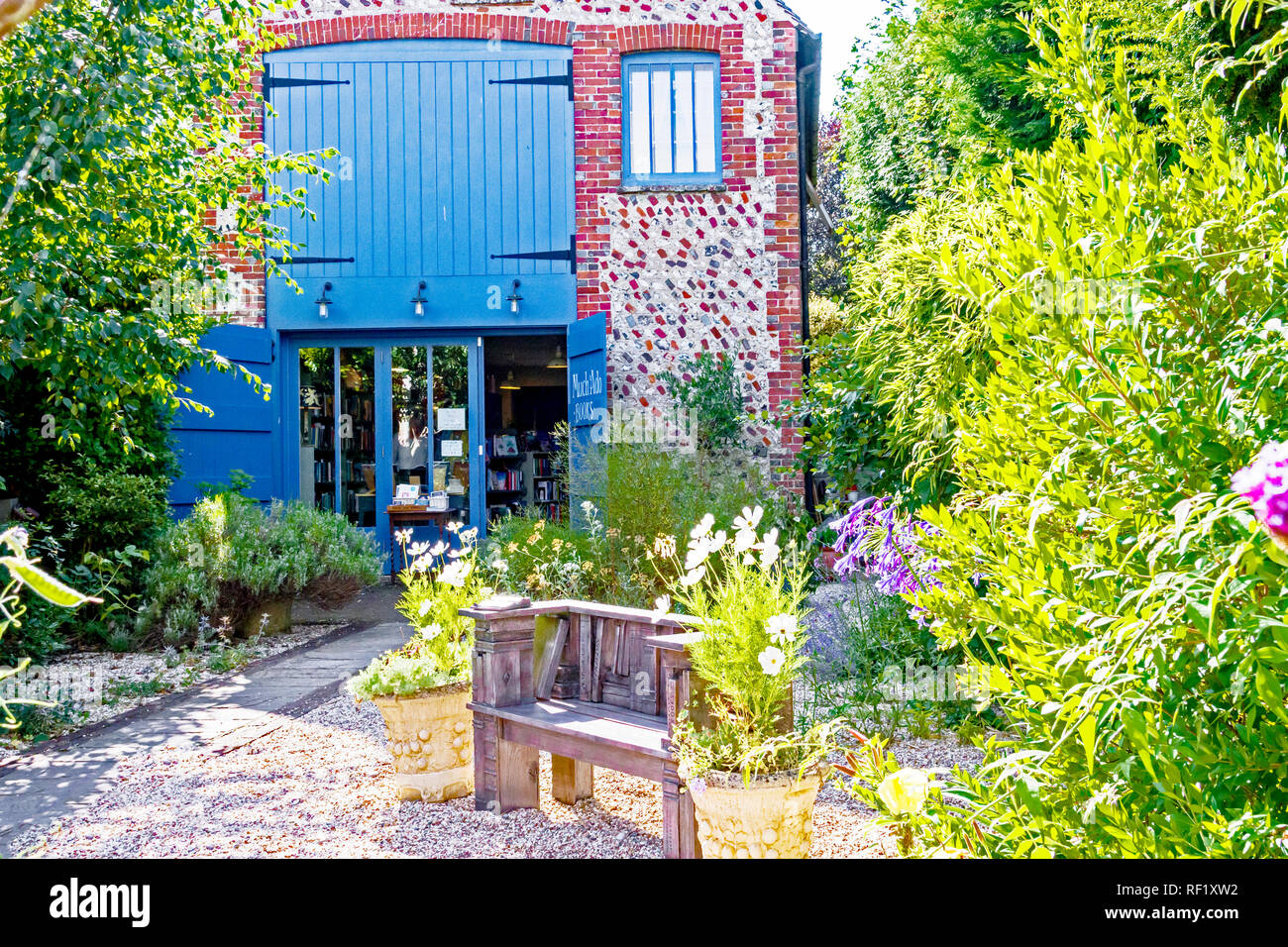 Alfriston (Inghilterra, East Sussex): Bookshop molto ado libri Foto Stock