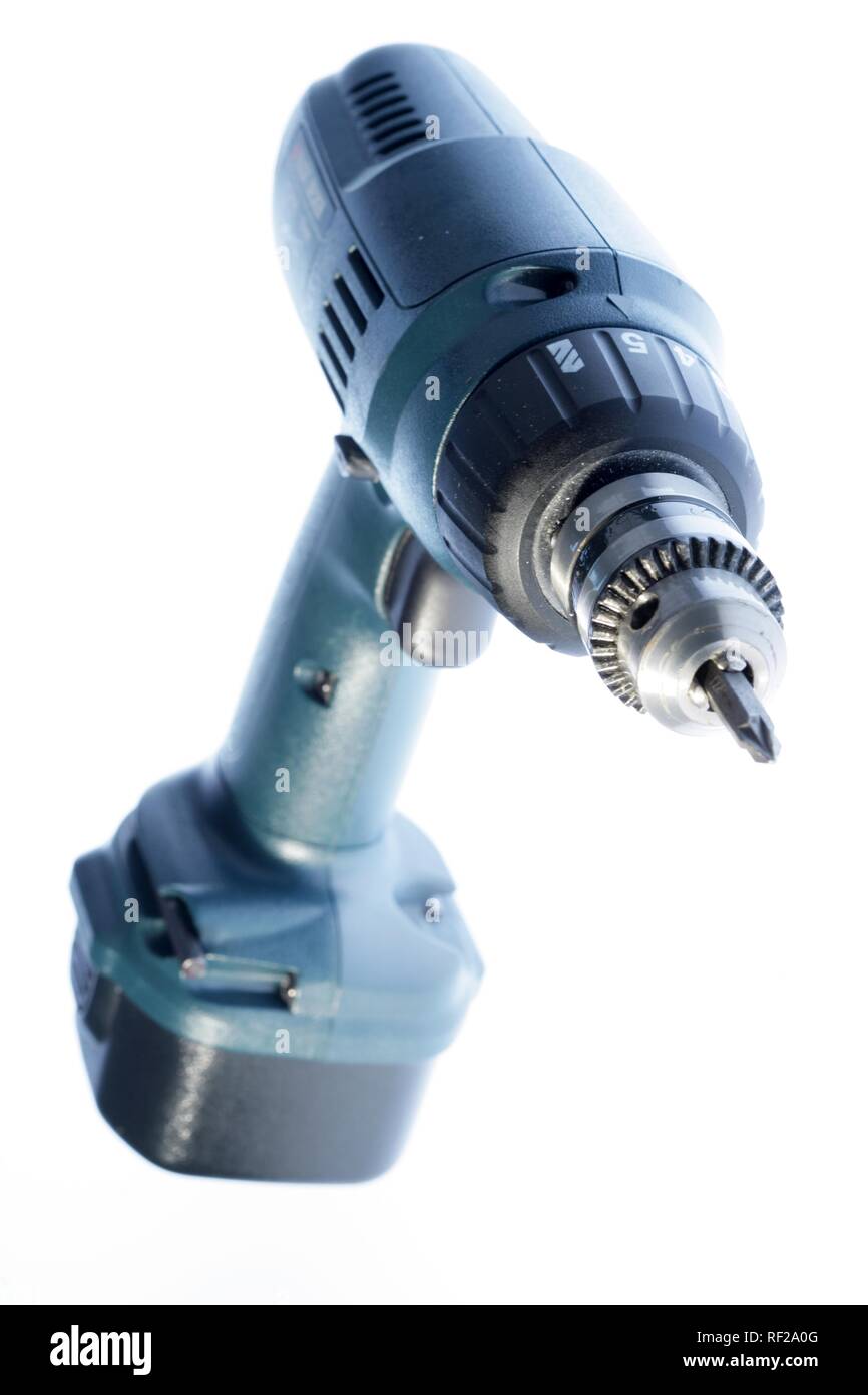 Trapano cordless, trapano Foto Stock