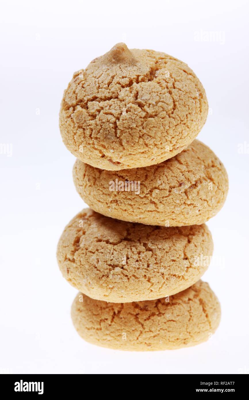Amaretti, italiana mandorla amaretti Foto Stock