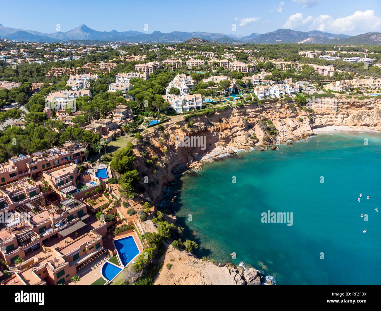 Isole Baleari Spagna, Mallorca, El Toro, sistemazione APPARTAMENTI Foto Stock