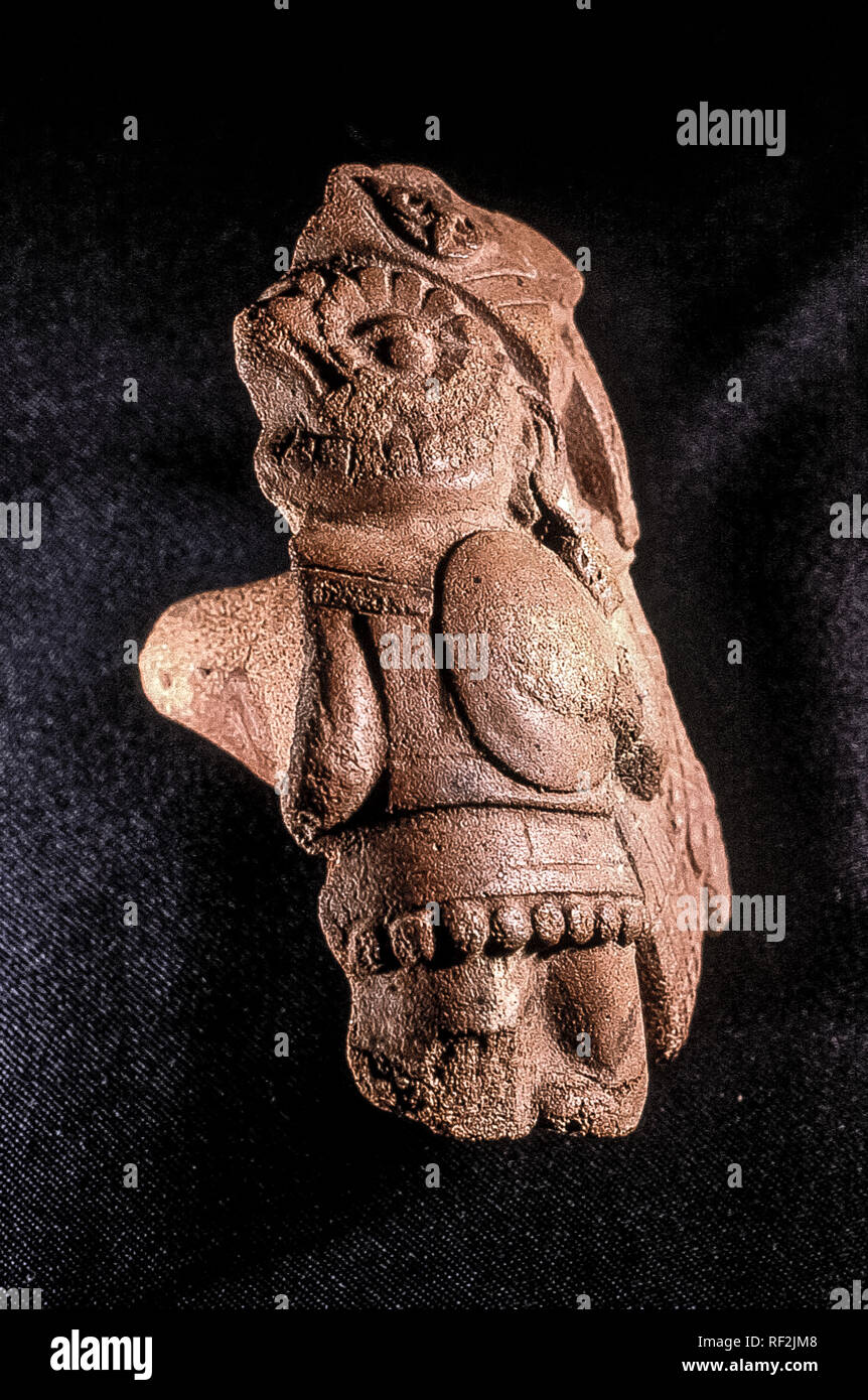 Perù Huaca de Luna mitologia sculture antropomorfe Mochica un fischio Foto Stock