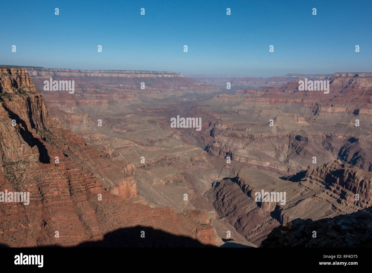 Splendida vista del Grand Canyon da Lipan Point sul South Rim, il Parco Nazionale del Grand Canyon, Arizona, Stati Uniti. Foto Stock