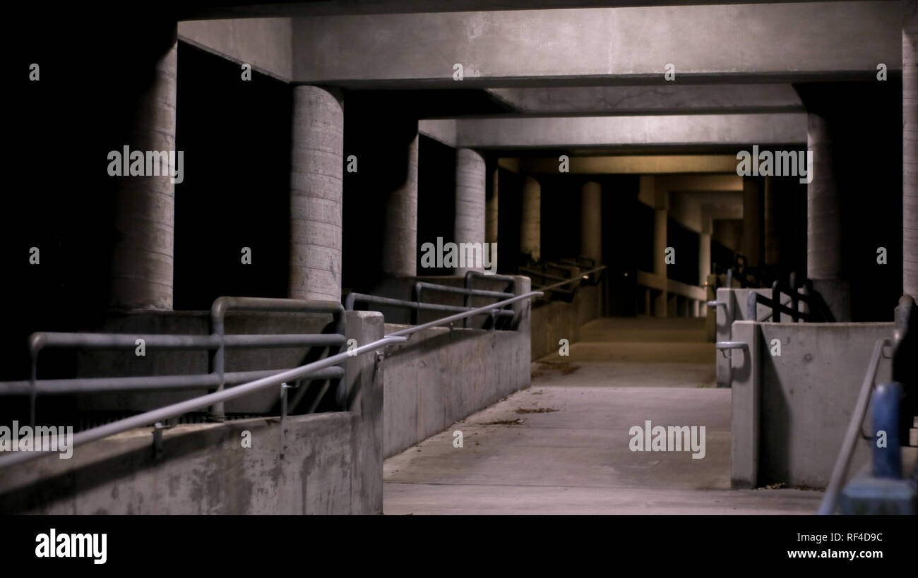 La passerella nel mistero Foto Stock