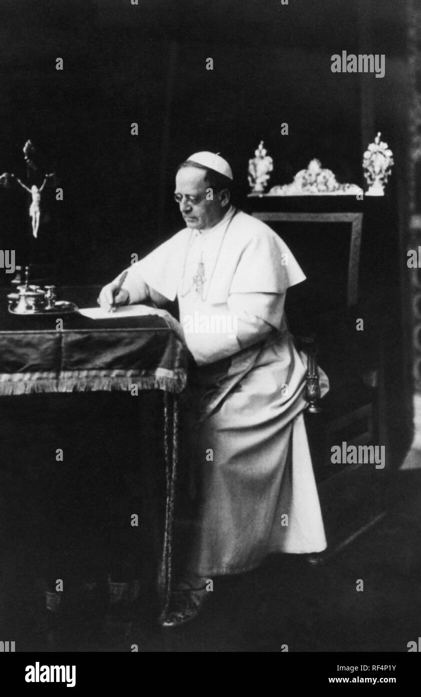 Il papa Pio XI, 20s Foto Stock