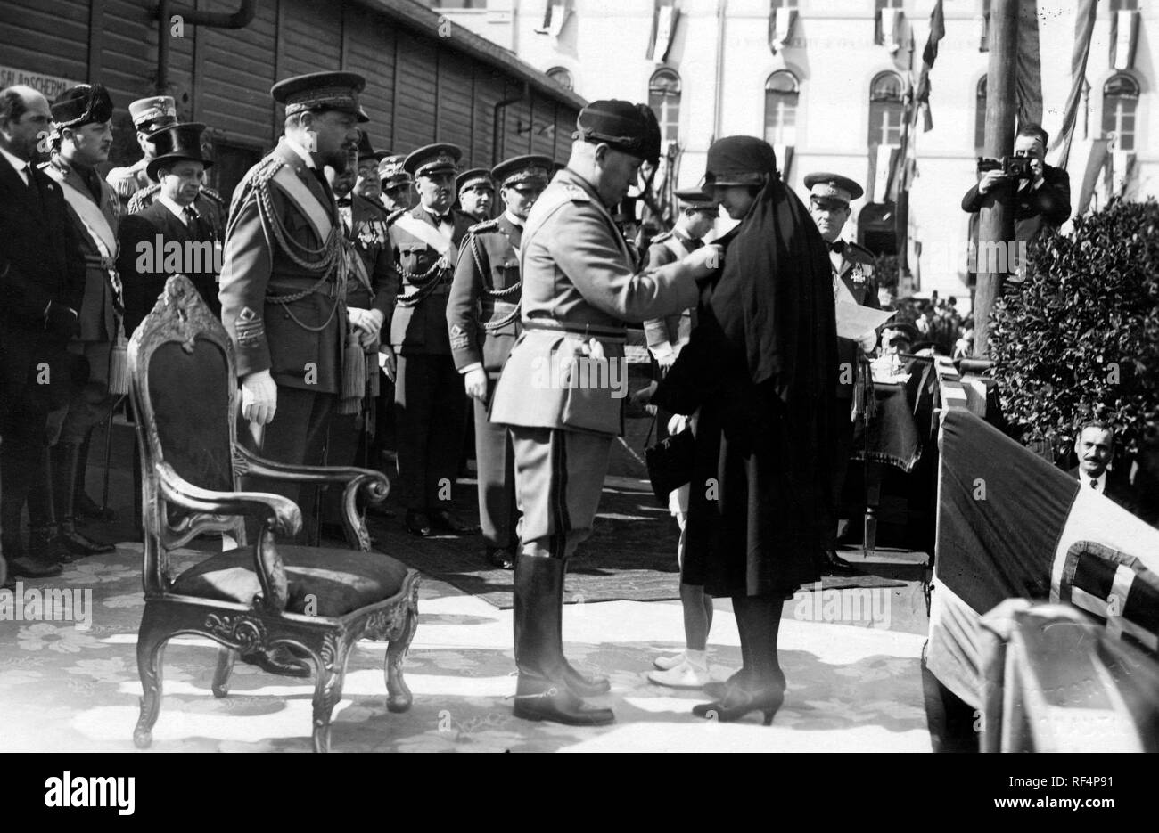 Benito Mussolini, 1930 Foto Stock