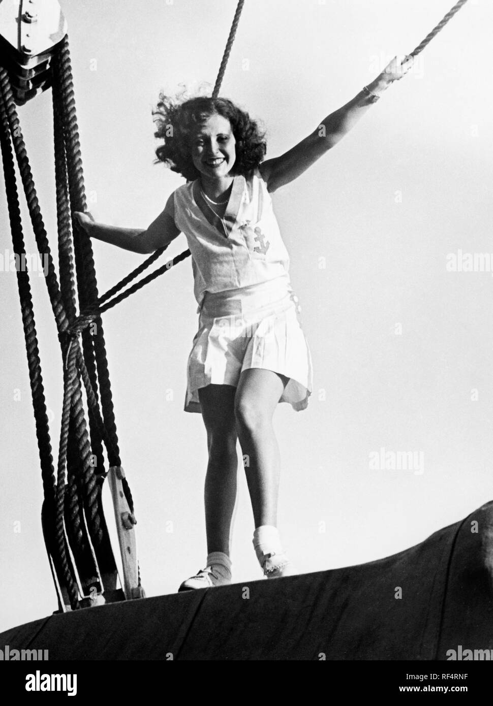 Elettra marconi, 1930 Foto Stock Elettra marconi, 1930 Foto Stock