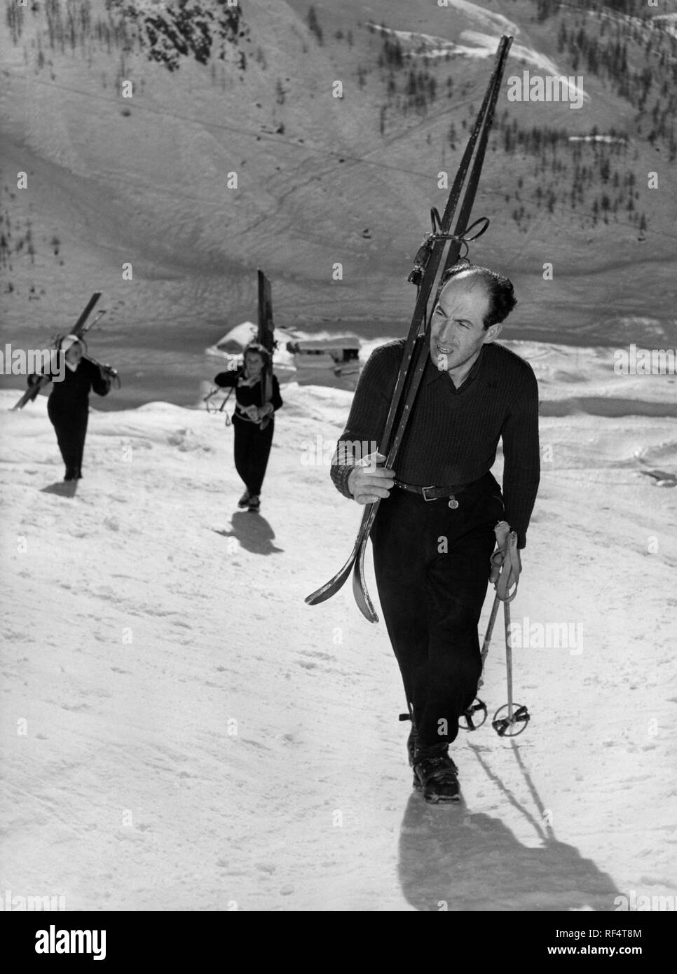 Zeno Colò, Alpine Ski racer, 1952 Foto Stock