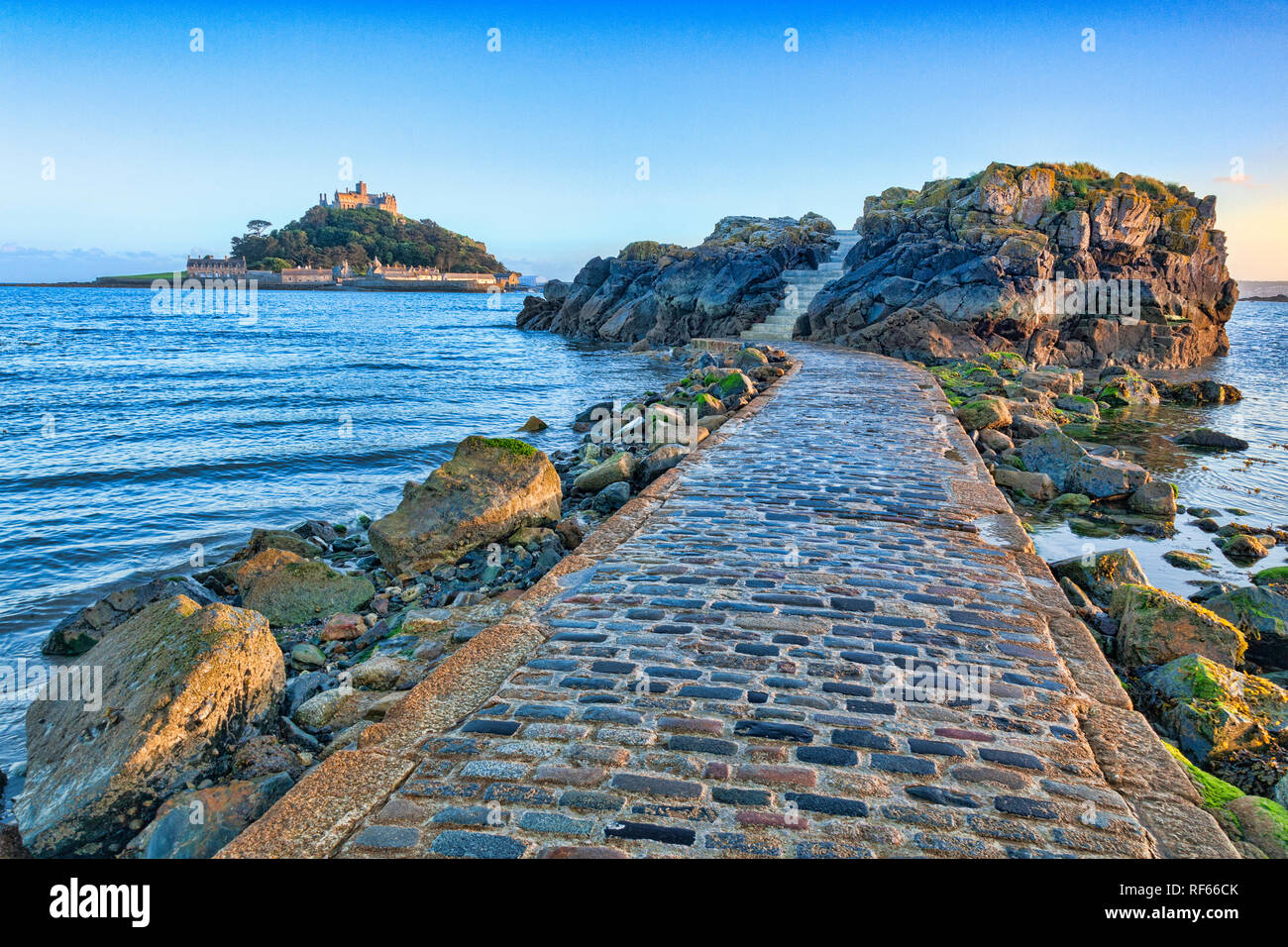 St Michael's Mount Marazion Cornwall Regno Unito Foto Stock