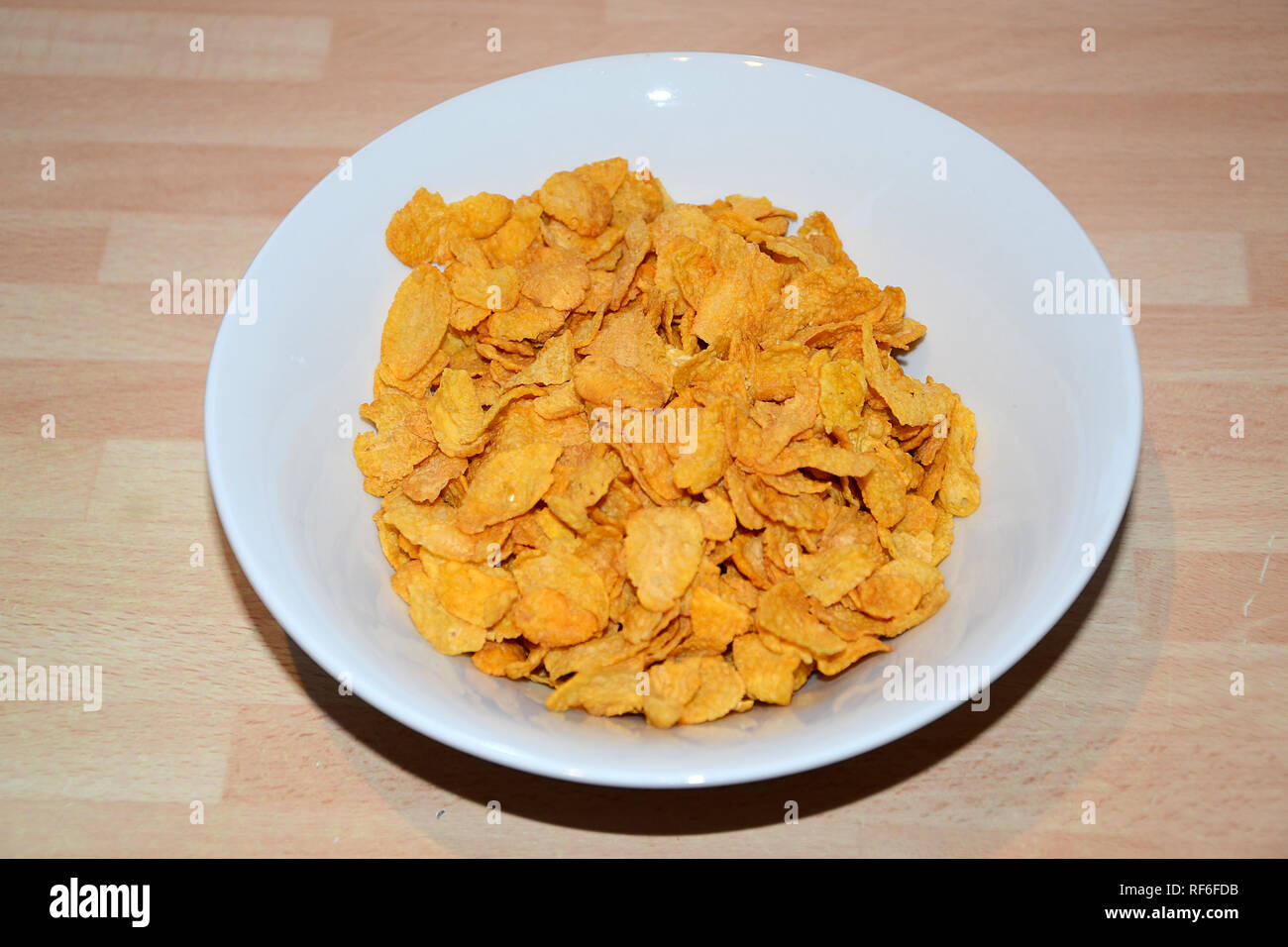 Corn flakes e cereali per la prima colazione Foto Stock