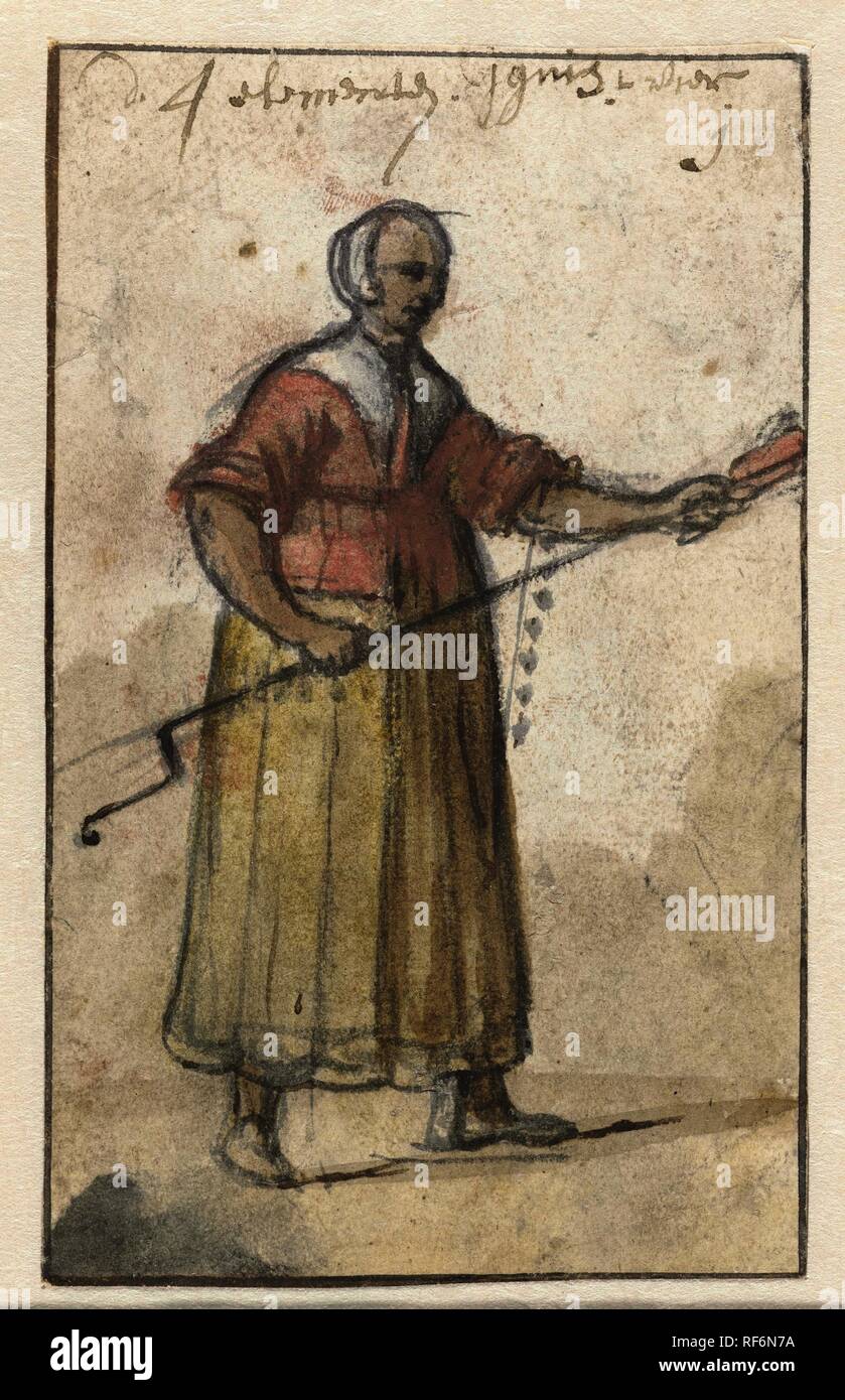 Vuur. De vier elementen (titolo serie). Relatore per parere: anonimo. Dating: 1600 - 1699. Misurazioni: h 131 mm × W 82 mm. Museo: Rijksmuseum Amsterdam. Foto Stock