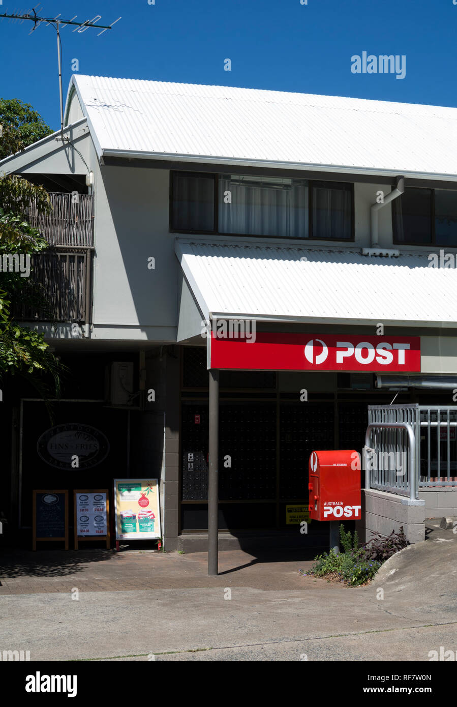 Point Lookout post office, North Stradbroke Island, Queensland, Australia Foto Stock