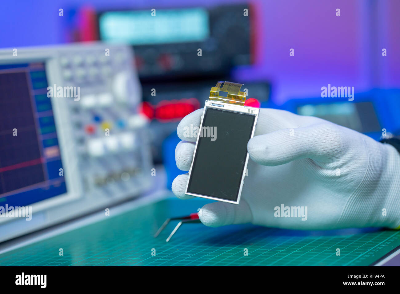 Oled display a matrice Foto Stock