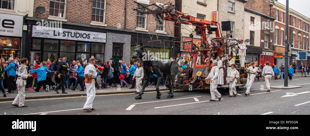 Liverpool giganti di sogno 2018 Foto Stock