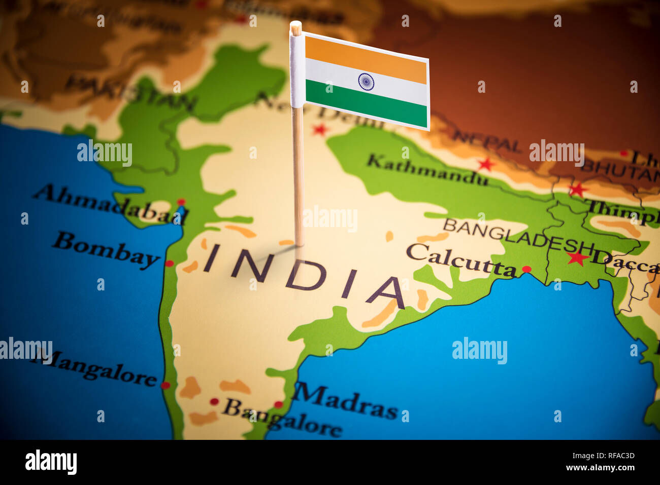 Mappa india immagini e fotografie stock ad alta risoluzione - Alamy