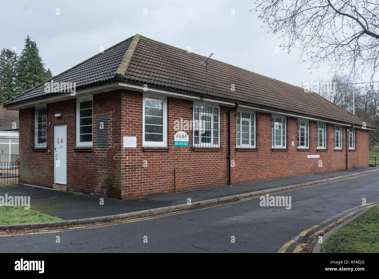 Museo della Medicina Militare, Keogh caserma, Mytchett, Surrey, Regno Unito Foto Stock