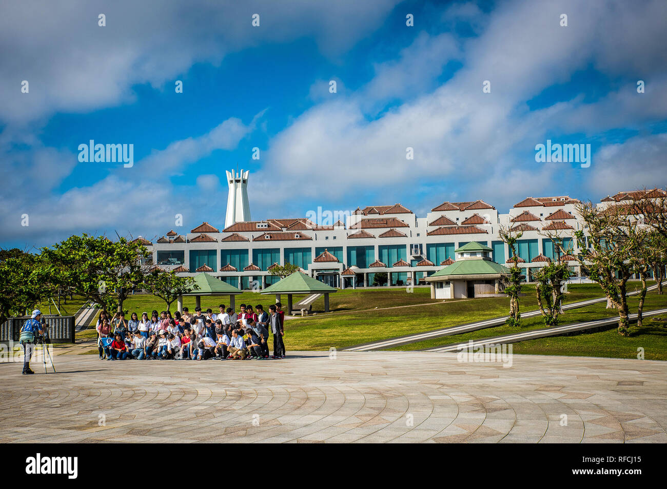 Parco del Memoriale della Pace, Okinawa, in Giappone Foto Stock