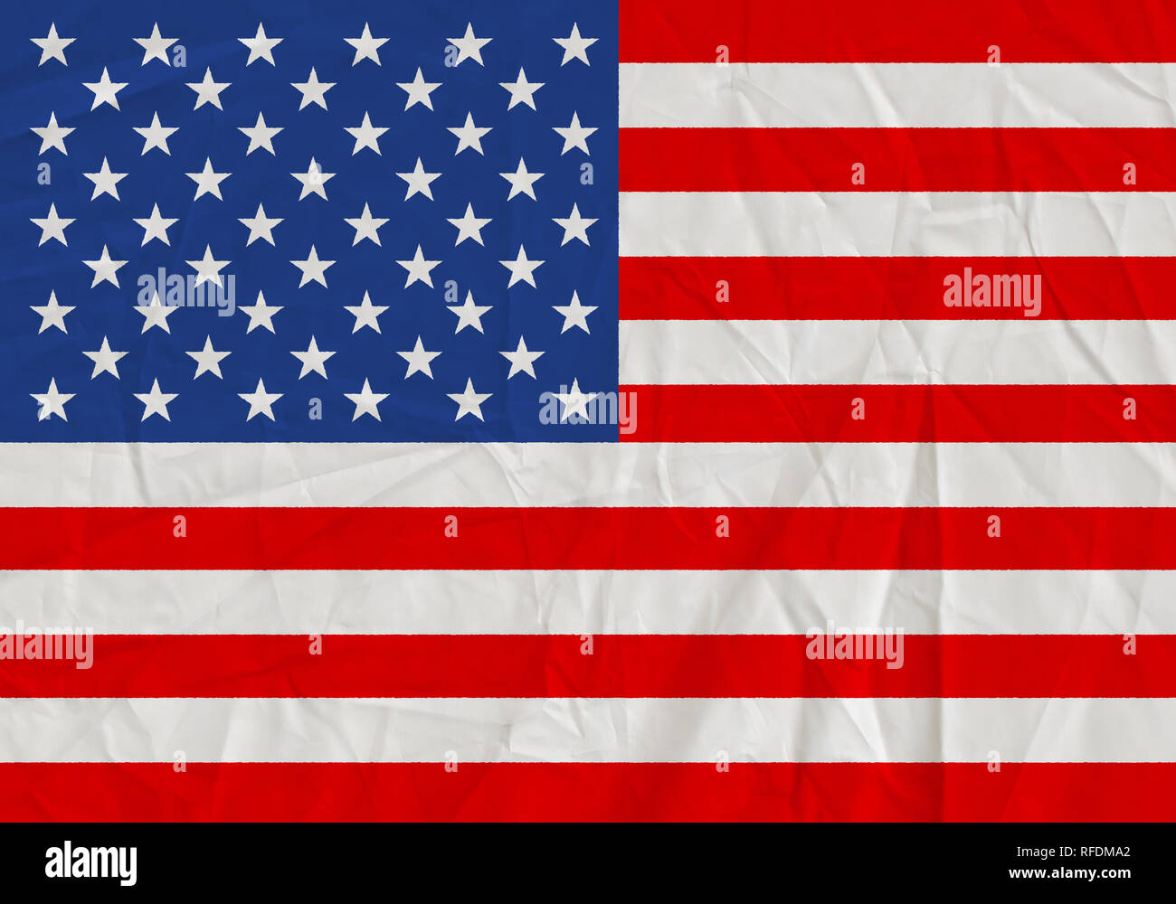 Stati Uniti d'America grunge flag. Sfondo patriottico. Bandiera nazionale degli Stati Uniti d'America Foto Stock