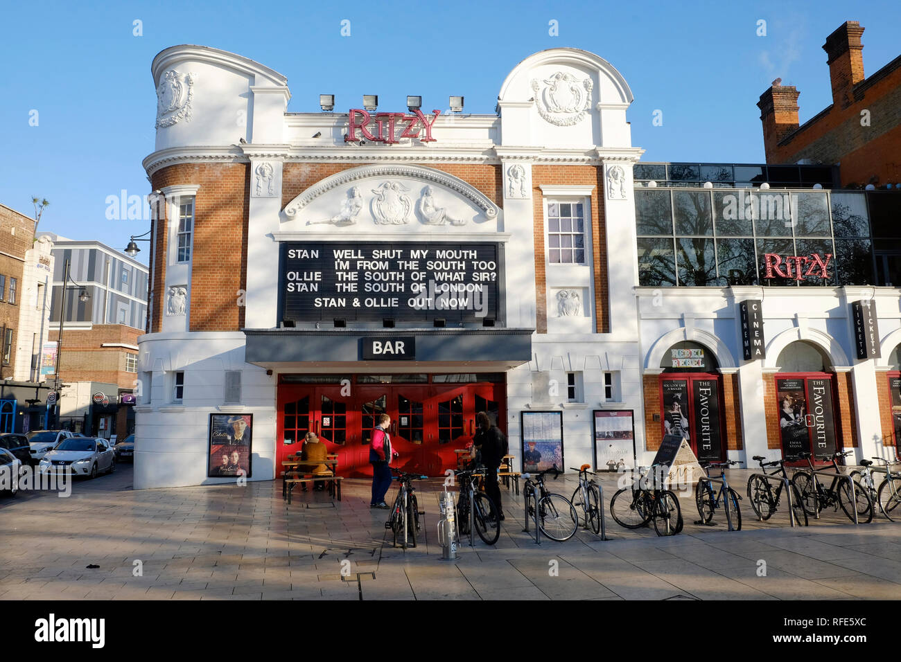 Una vista generale di Ritzy cinema di Brixton, Londra Foto Stock