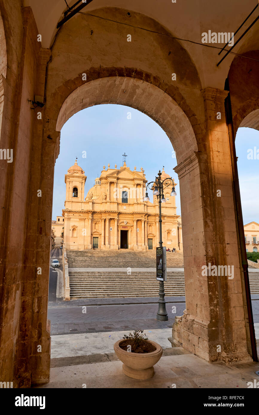 Cattedrale di Noto Sicilia Italia Foto Stock