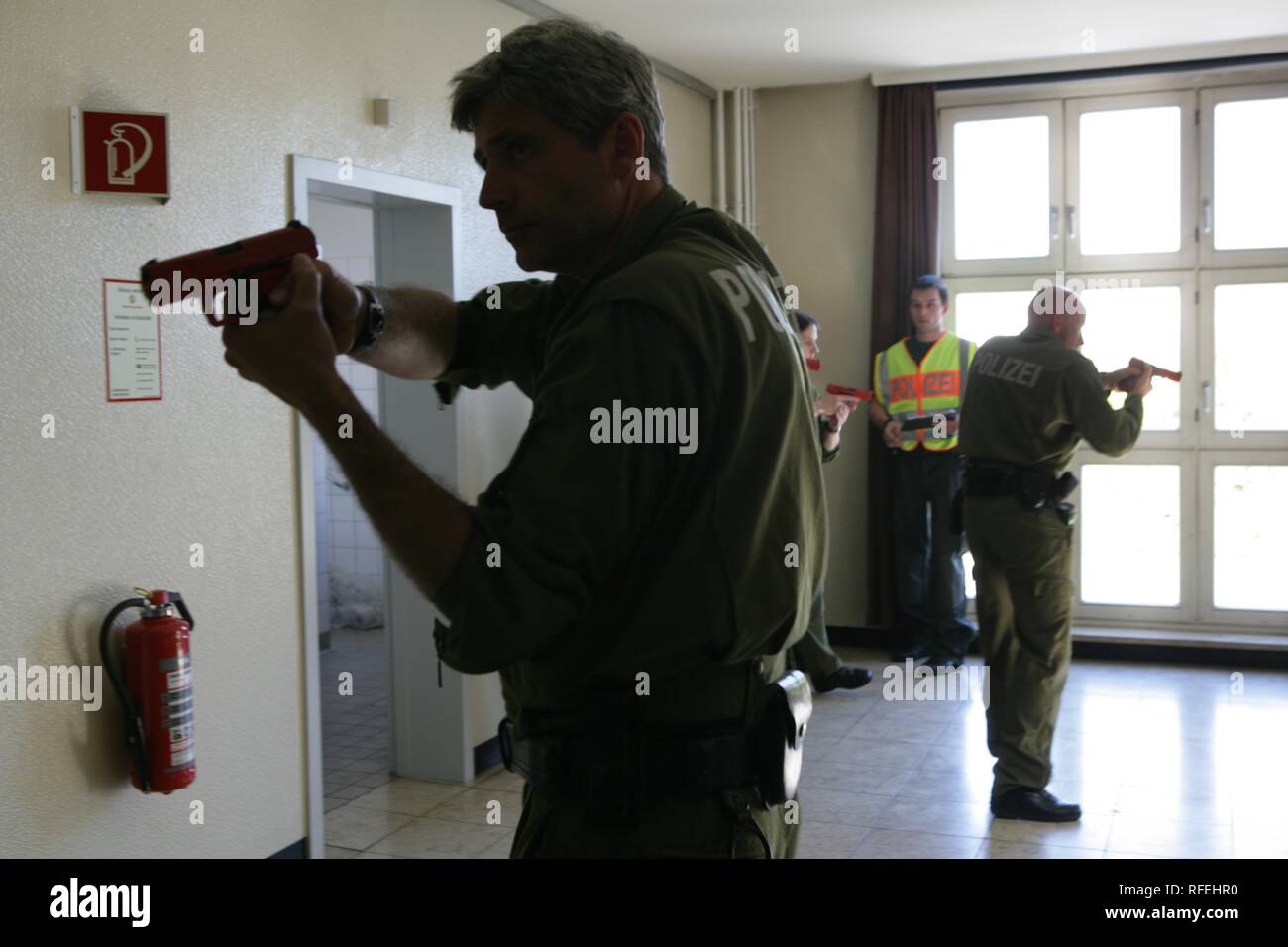 DEU Germania Linnich: Polizia training center scuola per funzionari di polizia che diventerà il trainer per funzionari di polizia nella loro casa Foto Stock