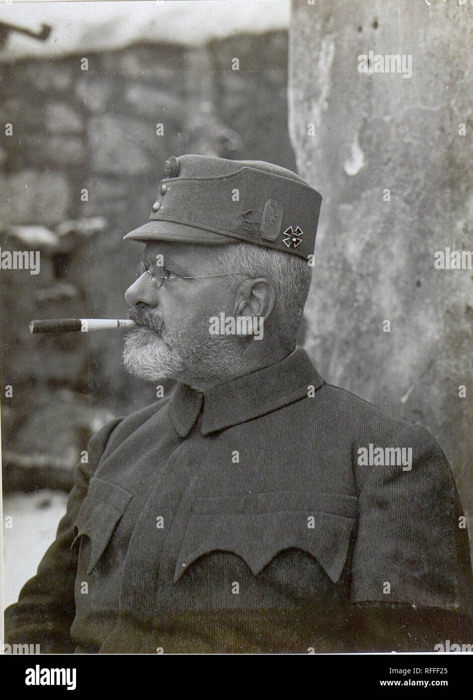 Julius Kugy era un alpinista, scrittore, botanico, umanista, avvocato, austro-guida di montagna nella Prima Guerra Mondiale Foto Stock