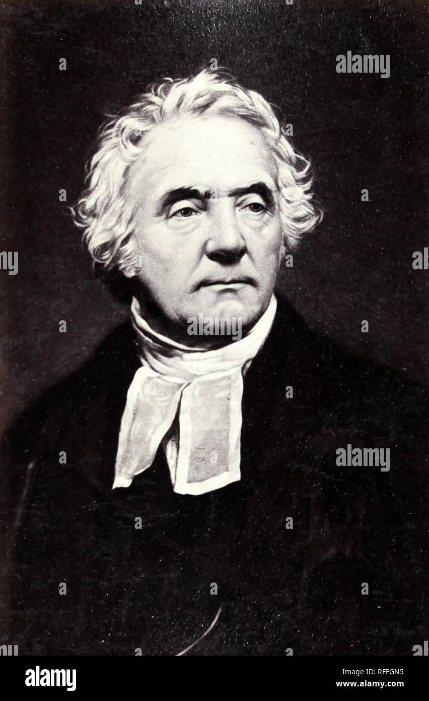 THOMAS CHALMERS (1780-1847) ministro scozzese ed economista politico Foto Stock