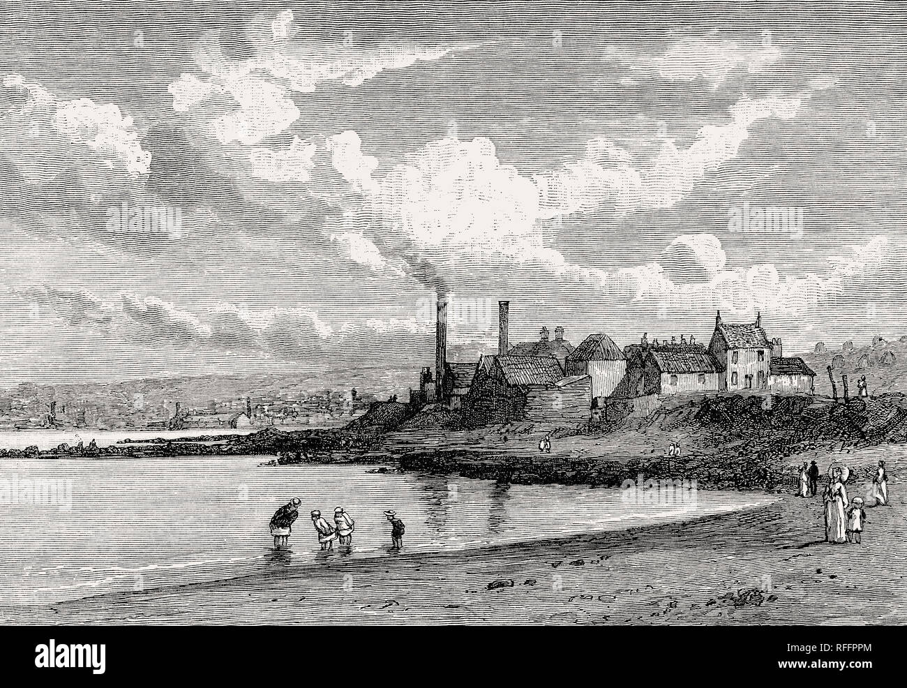 Giaffa padelle, Edimburgo, Scozia, XIX secolo Foto Stock