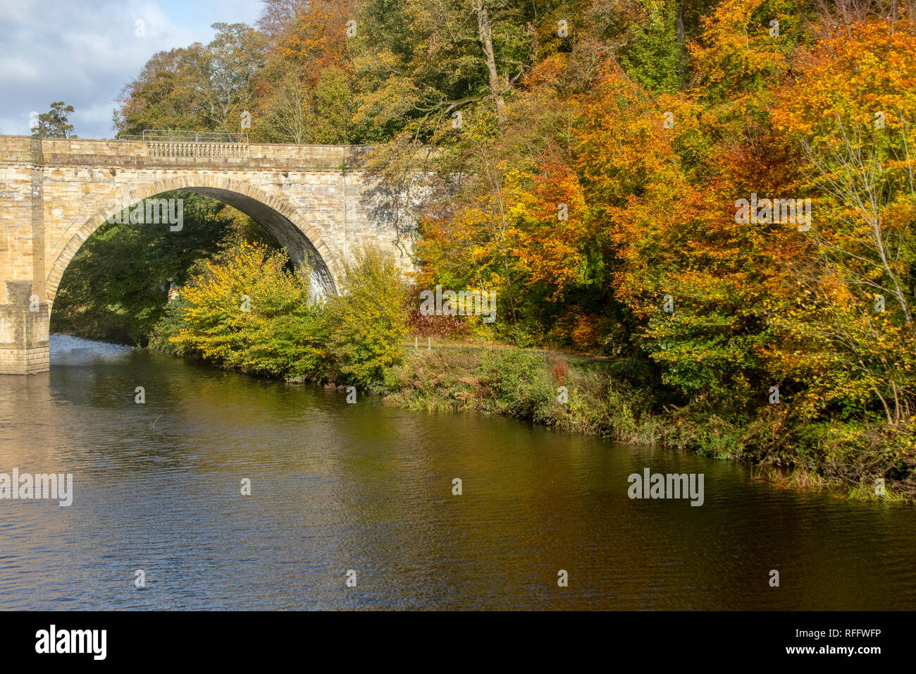 Prebenda ponte del fiume, usura, Durham City, Regno Unito Foto Stock