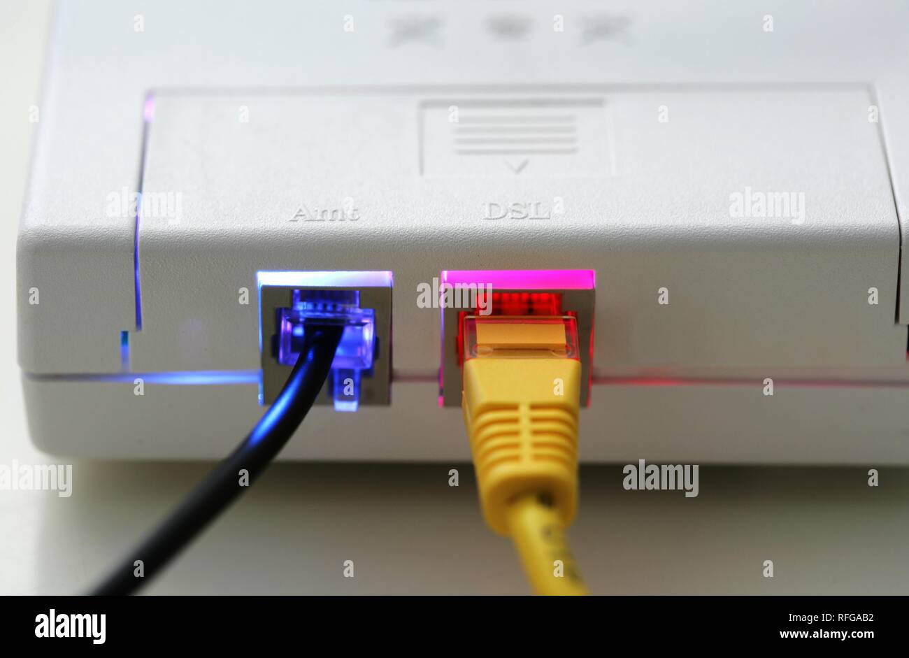 DEU Germania : Highspeed DSL modem internet. | Foto Stock