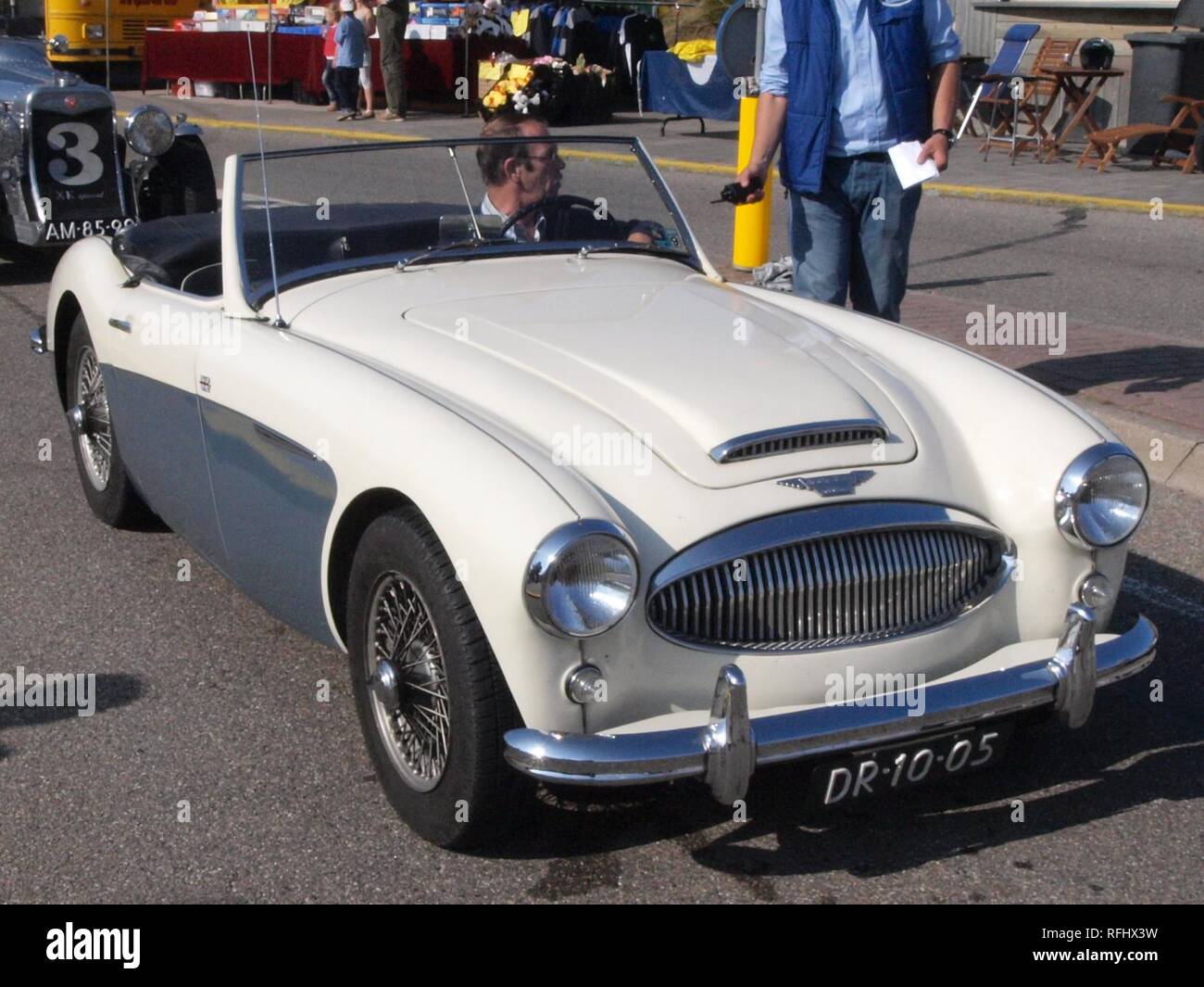 Austin Healey olandese registrazione Licenza DR-10-05 pic2. Foto Stock