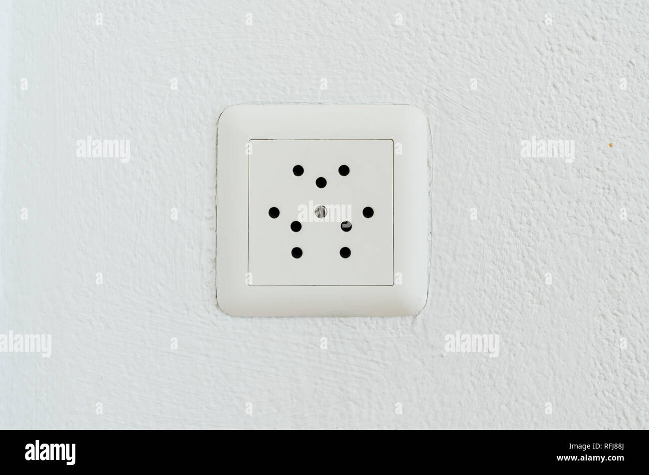 Presa Intermedia WESA Senza Cornice PJ-43-W - Installazione Facile A Parete - Combinabile Con Cornici Design