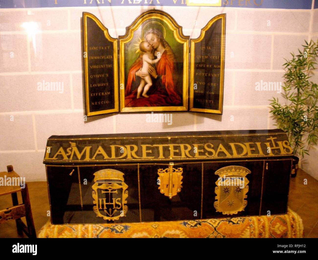 - Il Convento de San José o de Las Madres 20 (provvisorio ataud de la Santa). Foto Stock