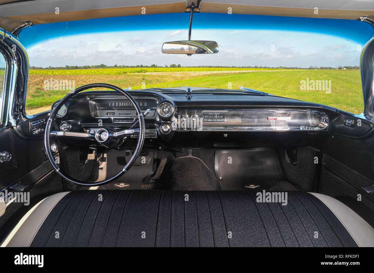 1960 Serie 62 Cadillac, classic American car Foto Stock