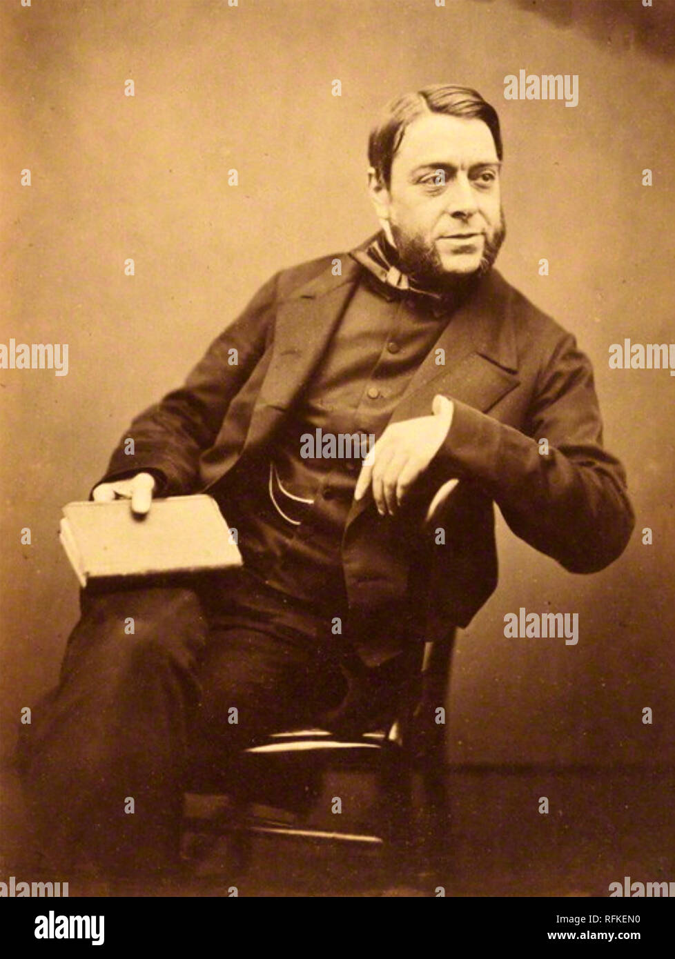 PHILIP GOSSE (1810-1888) naturalista inglese nel 1855 Foto Stock