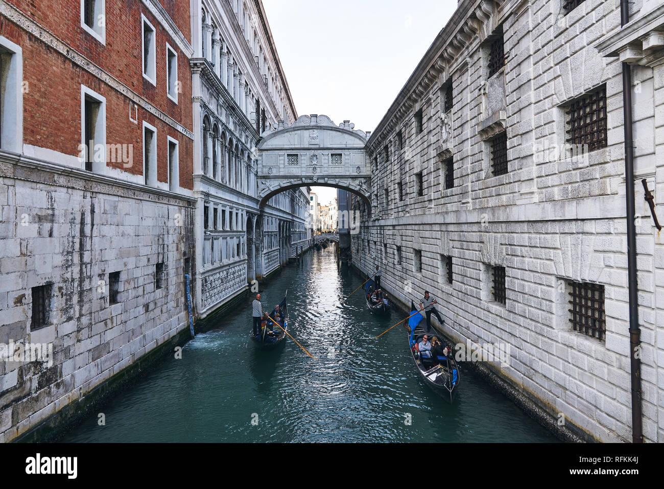 Canali di Venezia, Italia Foto Stock