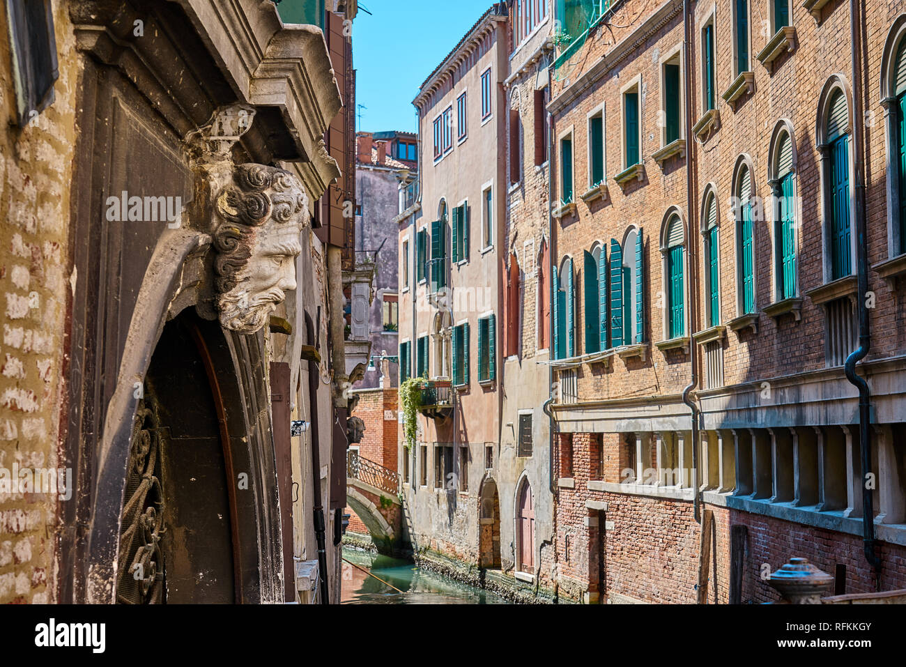 Canali di Venezia, Italia Foto Stock