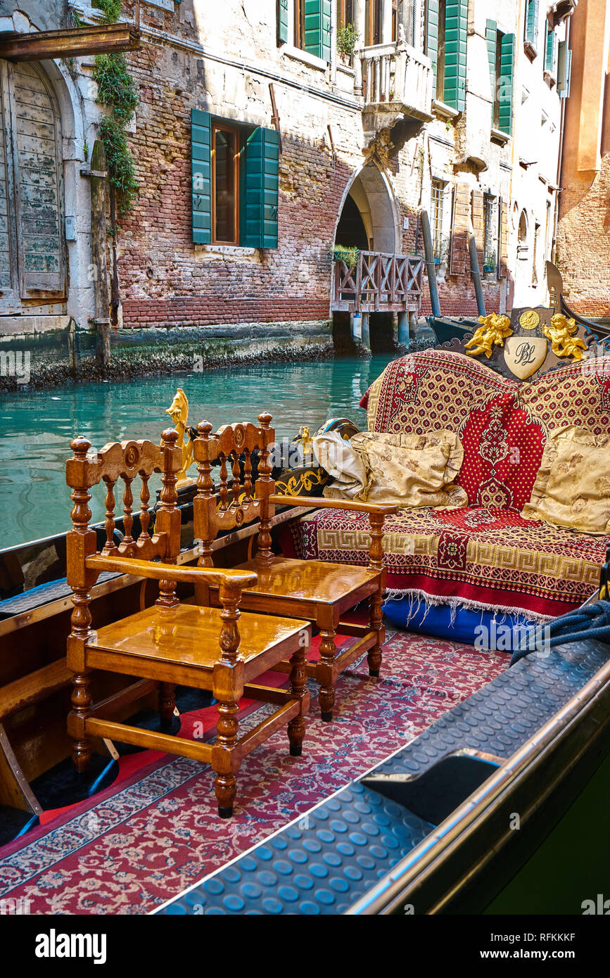 Canali di Venezia, Italia Foto Stock