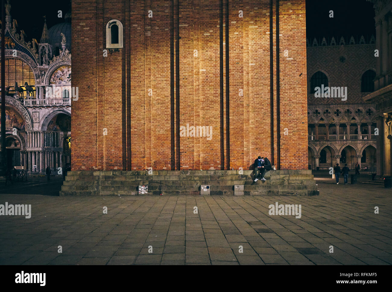 Matura in Piazza San Marco, Venezia Foto Stock