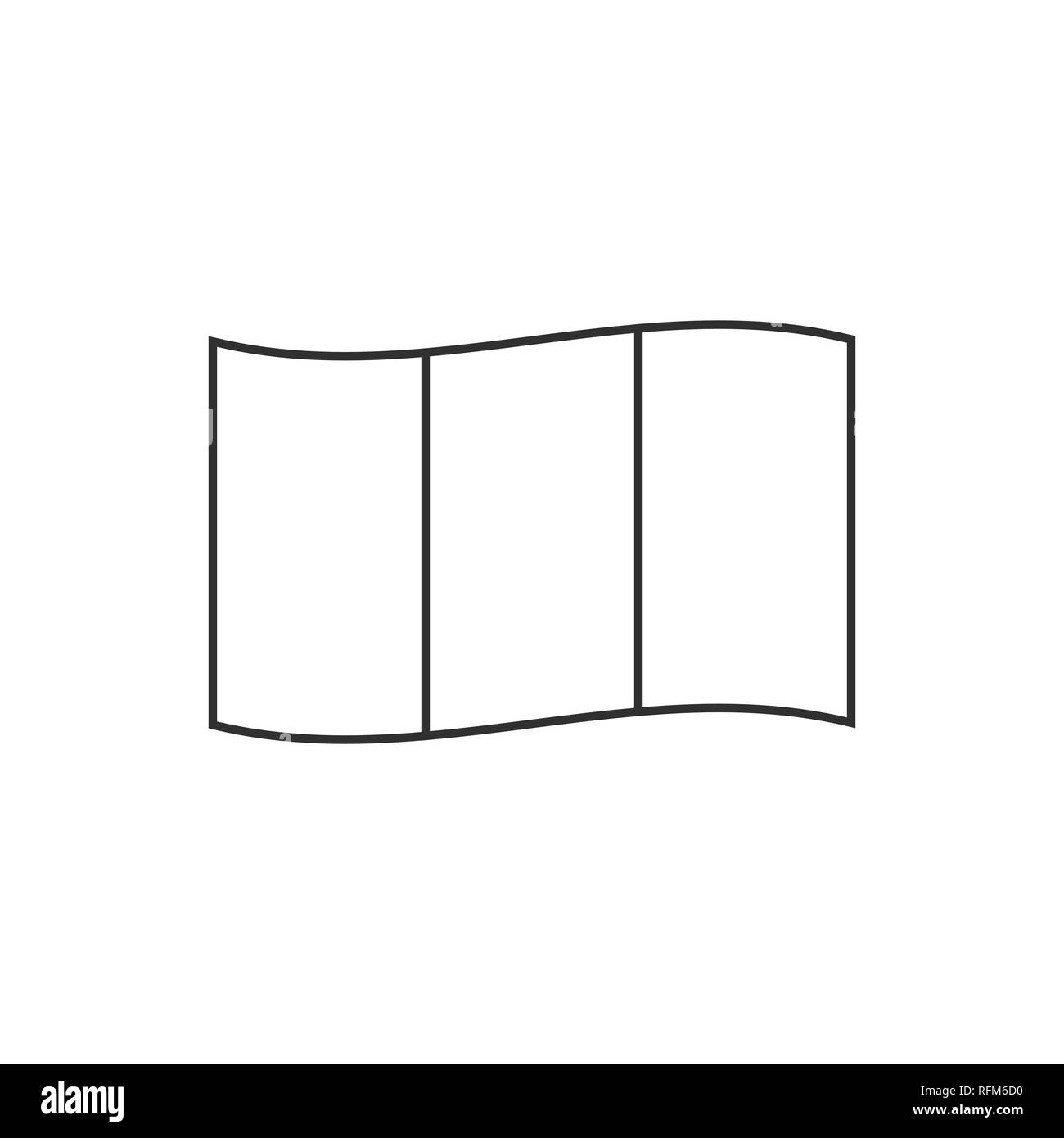 Verticale paese triband icona bandiera in sagoma nera design piatto. Giorno di indipendenza o giornata nazionale il concetto di vacanza. Illustrazione Vettoriale