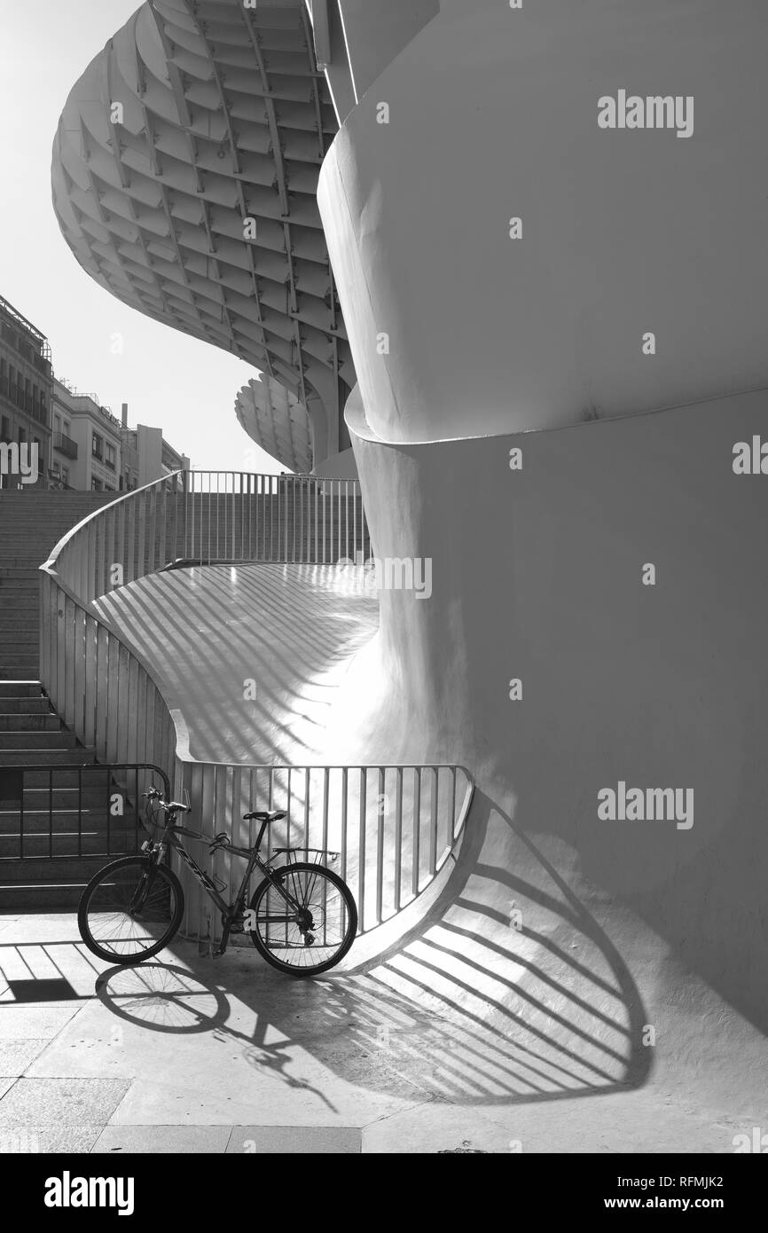 Metropol Parasol tettoia a fungo Las Setas de la Encarnación Siviglia Spagna Foto Stock