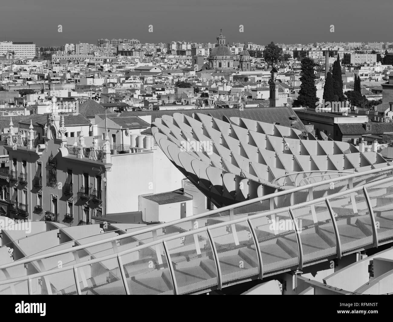 Metropol Parasol tettoia a fungo Las Setas de la Encarnación Siviglia Spagna Foto Stock