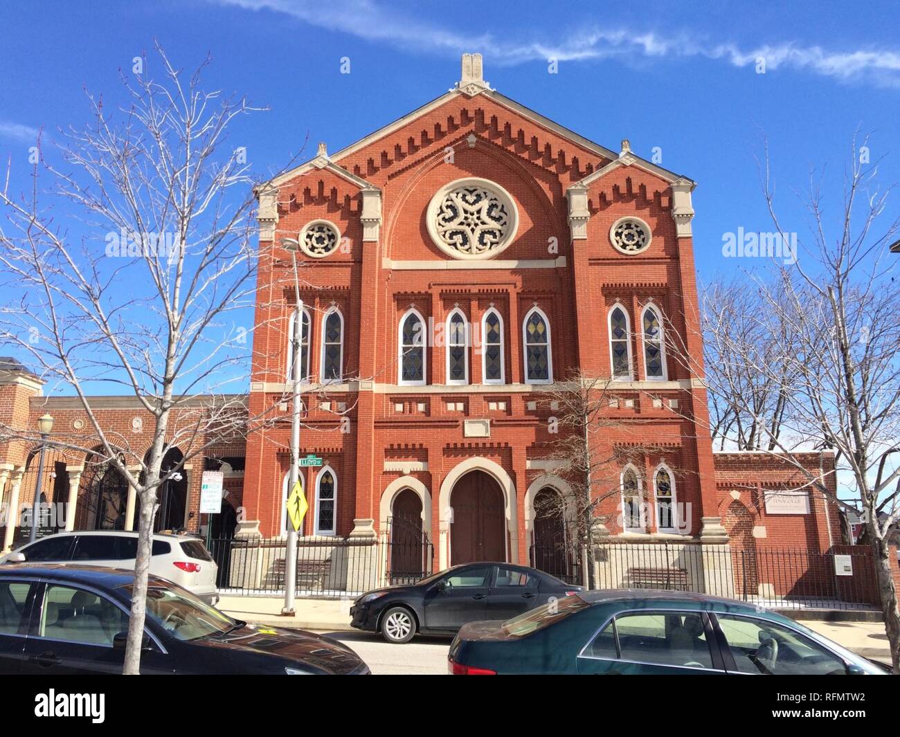 B'nai Israele sinagoga, 27 Lloyd Street, Baltimore, MD (32473285074). Foto Stock