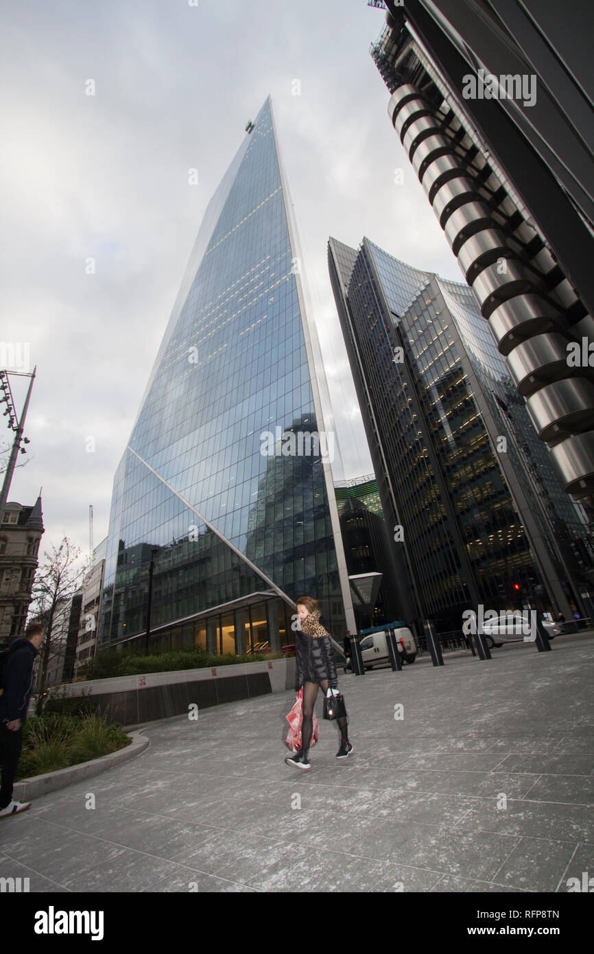 Il bisturi, Willis Towers Watson e dei Lloyds di Londra, Leadenhall Street London Foto Stock