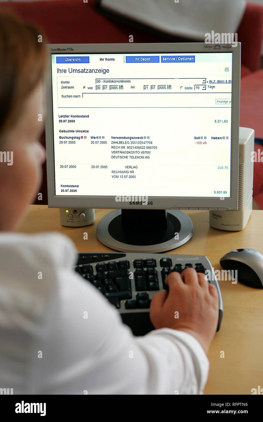 DEU, Germania : Il Phishing posta elettronica. Foto Stock