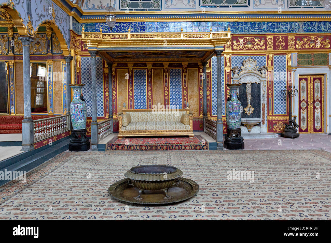 Harem sezione del Palazzo Topkapi ad Istanbul in Turchia Foto Stock