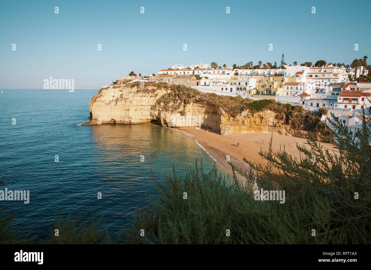 Carvoeiro, Algarve, PORTOGALLO Foto Stock